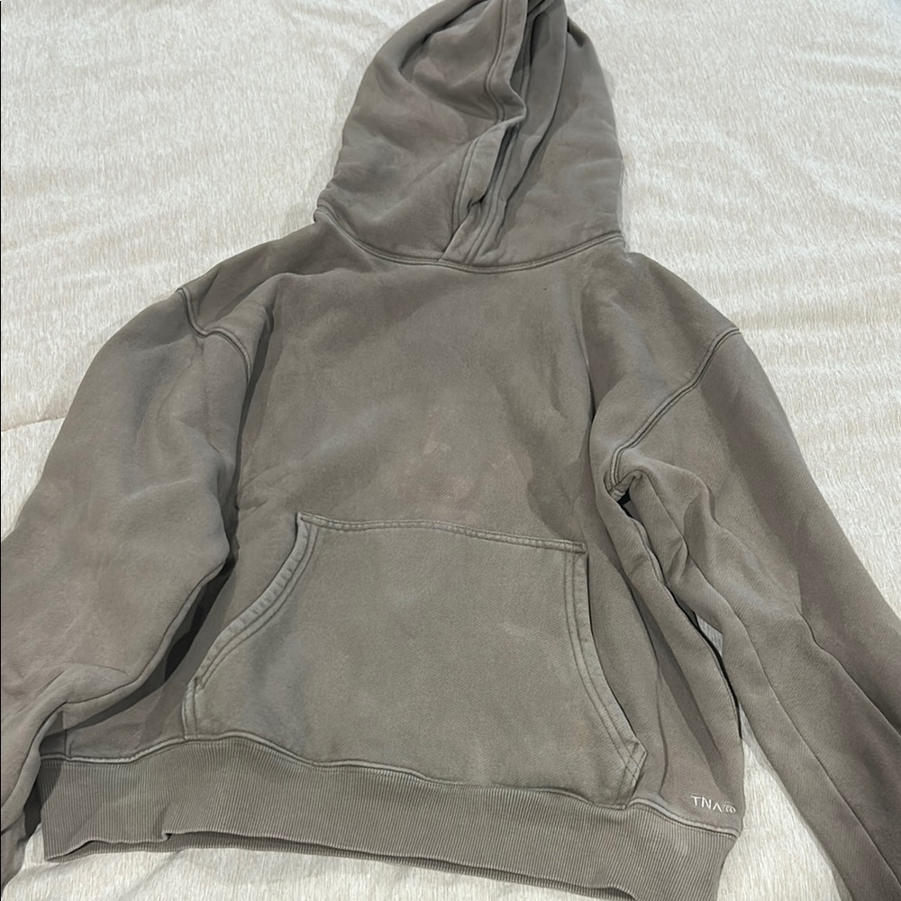 TNA Tan Hoodie with Front Pocket